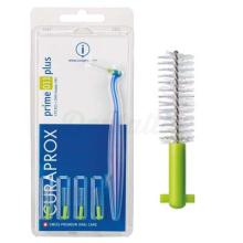 Curaprox CPS Set Prime Plus: Cepillos interdentales (5 uds + soporte)