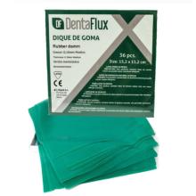 Diques de borracha de mentol verde - Endodontia - 36 unidades