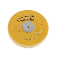 Disco di lucidatura in cotone giallo (150 x 15 mm)