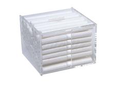 Dispenser in plastica per rotoli di cotone