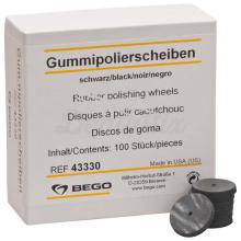 Polissoirs en caoutchouc en forme de disque ou de pointe (100 pcs)