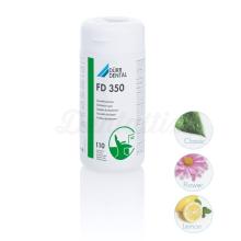 FD 350: Toalhetes Desinfectantes de Superfície (embalagem de 110 pcs)