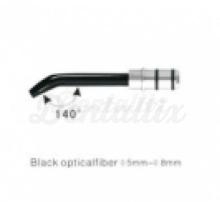 Black fibre optic for DTE lamp