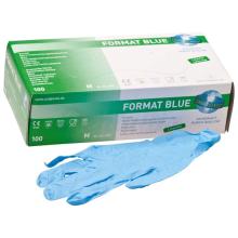 Fromat Blue: Luvas de nitrilo não estéreis (100 unidades)