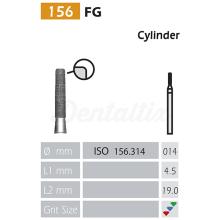Fraise diamantée 156 FG cylindrique (5 pièces)