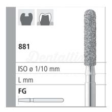 Fraise 315S/6 C 881 Diamantée Cylindrique CA (6 pcs)