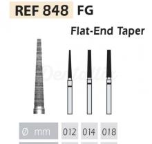 BADER Fresa diamantata piatta conica FG 848 (5 unità)