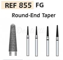 Fresa diamantata conica arrotondata FG 855 (5 unità)