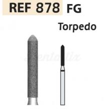 Fresa 878: Fresa de Diamante FG en Forma de Torpedo (5 uds)