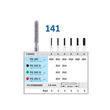 Fraise diamantée 881 pour FG cylindrique ronde HORICO (5 pcs.)