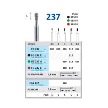 Fraise diamantée 830R pour FG en forme de poire (5 pcs)