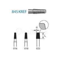 Fresa Cónica Plana Redondeada 845 KR Diamantada para FG (5 uds)