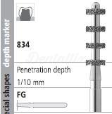 Fresa 834 de Diamante FG Aneis (6 un.)