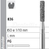 Fresa 836 de Diamante FG Cilíndrica Plana (6 uds)