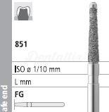 Fresa 851 de Diamante FG Cónica Punta no Recubierta (6 uds)