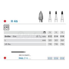 Football shape Bur H46 c. tungsten FG (5ud)