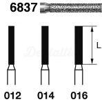 Fraise diamantée cylindrique 837 pour FG (5 pcs)