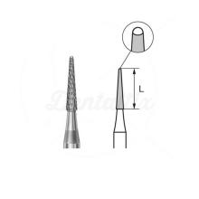 Fraise H136EF pour acryliques et alliages métalliques pour PM