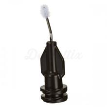 Tips Mini Micro Fx noirs : Embouts d'application pour fibres (100 pcs)