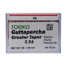 Greater Taper Conic 4: Puntas de Gutapercha (60 uds)