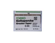Greater Taper Conic: Gutta-percha tips (60 pcs)