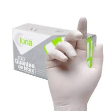 Luvas de látex com pó (100 pçs)