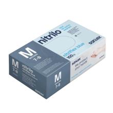 Luvas de nitrilo sem pó não estéreis (100 unidades)
