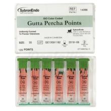 Pointes de gutta-percha codées (120 pcs)