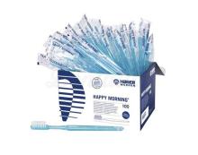 HAPPY MORNING Brosses jetables avec dentifrice intégré (100u.)