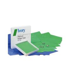 Ivory Rubber Dam: Dighe in gomma verde (36 pezzi)