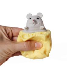 Jouet anti-stress en forme de souris avec fromage (12 pcs)