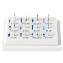 Kit frese diamantate per FG nel trattamento dei compositi (12 unità)