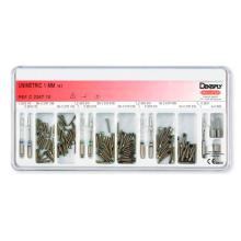 Kit di perni in titanio Unimetric C226T/08 (145 pezzi da 0,8 mm)