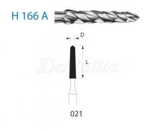Fresa al tungsteno conica appuntita H166A per PM