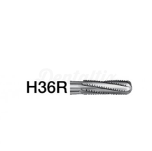 Fresa cilindrica arrotondata in tungsteno H36R per FG (5 unità)