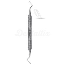 Hirschfeld M-6: Lima de Periodontia (Aço Acetinado)