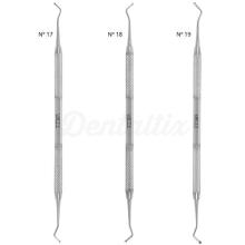 Excavateur dentaire double
