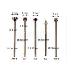 Mandriles para discos Tipo 302 - 304 (10 uds)