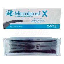 Microbrush X : Applicateurs allongés extra-fins (100 pcs)