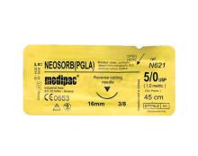 Suture NEOSORB PGLA 3/8 16mm 45 cm