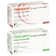 Octocaine: Anestesia Local Inyectable (50 Cartuchos de 1.8 ml)