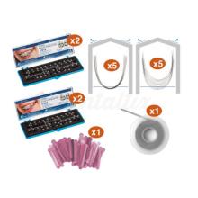Pack ortodontico di brackets metallici