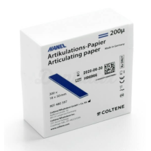 Hanel: Papel de Articular Rojo 40 μ (72 uds)