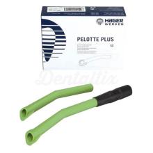 Pelotte Plus : Canules d'aspiration de couleur verte (10 pcs + adaptateur)