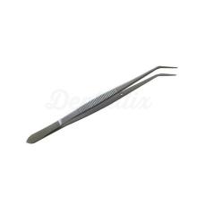 Pinças de Aço Inoxidável com Ranhuras (16 cm)