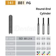 Fraise diamantée 881 FG cylindrique ronde BADER (5 pcs.)