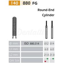 Fraise diamantée 880 FG cylindrique ronde (5 unités)