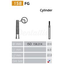 Fraise diamantée 158 FG cylindrique (5 pièces)