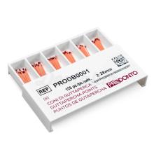 Puntas de Gutapercha de 28mm para Obturación Radicular (120 uds)