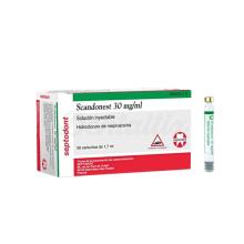 Scandonest: Anestesia de Mepivacaína HCL al 3% (50 Cartuchos de 1.8 ml)